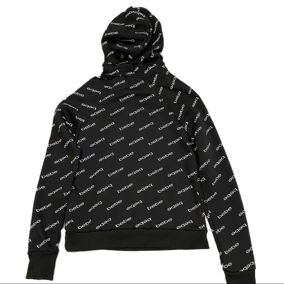 BEBE Designer Streetwear Pullover Hoodie Sweater - Picture 2 of 3